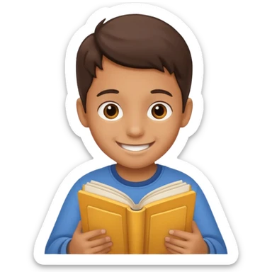 Storybook with kid sticker