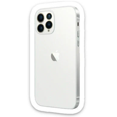 White iphone 12 pro max sticker