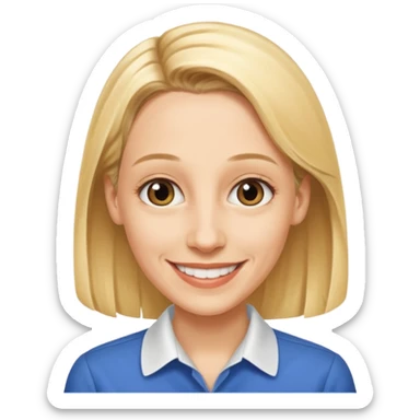 German politician Alice Weidel in a super realistic style sticker