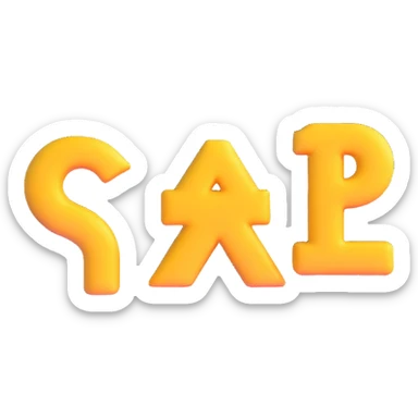 Plus five symbol +5, three-dimensional, cartoon style, white background, perspective view, vibrant colors, detailed, floating in space, dynamic and lively sticker