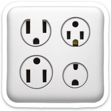 two seperate plugges sticker