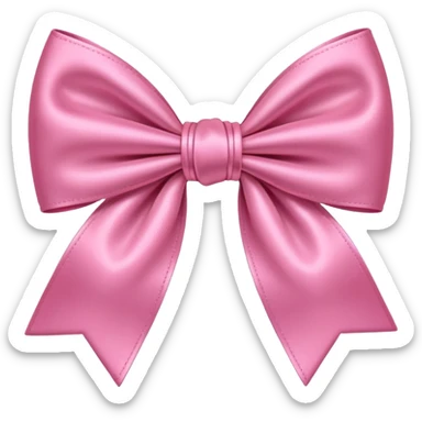 bow pink sticker