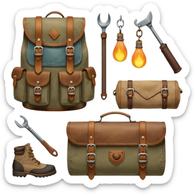 Camp Essentials sticker