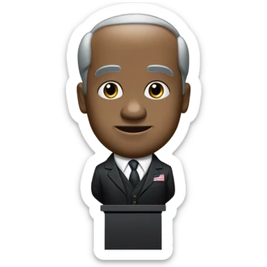 thomas the tank engine as president sticker