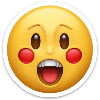 a Screaming emoji saying PRESS E and it should say it in the emoji to PRESS E sticker