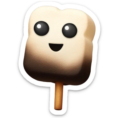 burnt marshmallows sticker