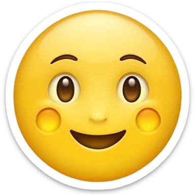 I want to make a emoji only N in glowing a simple design yellow without background sticker