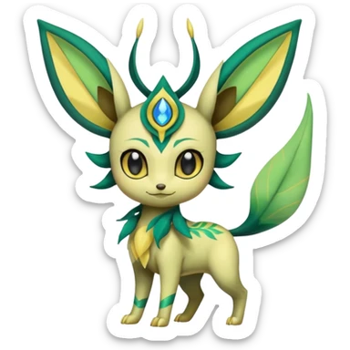 Amaura-Celebi-Umbreon-Leafeon-fusion sticker