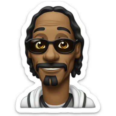 Snoop Dogg qui fume un joint sticker