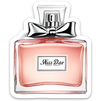 miss dior parfum sticker