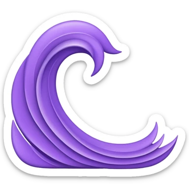 lavender Abstract Border Illustration
 sticker