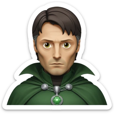 Mads Mikkelsen as Doctor Victor von Doom No mask sticker