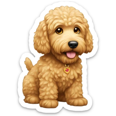 Popular golden doodle sticker