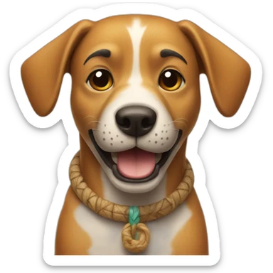 6 tiki with smile and a tiki dog sticker