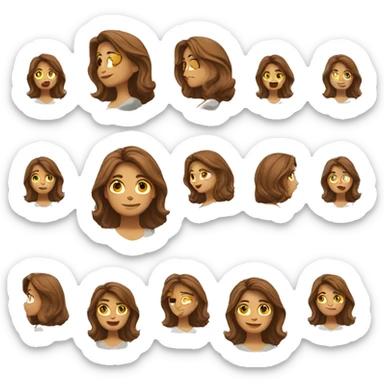 UNA MUJER QUE HACE GIMNASIA sticker