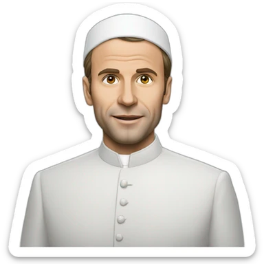 macron converti à l'islam sticker