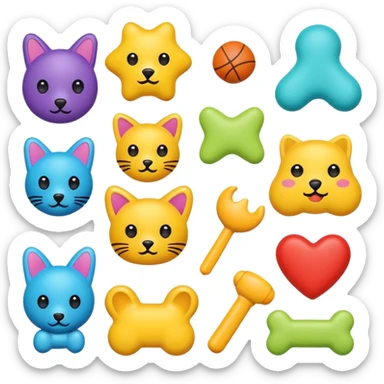 pet toys  sticker