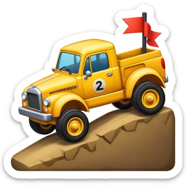 Hill climb racing 2 emojs sticker
