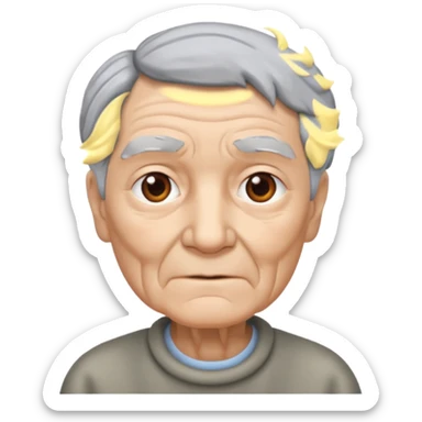 Iron elderly sticker