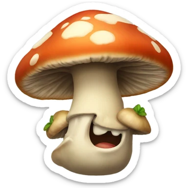 mushroom eater sticker