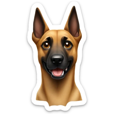 Belgian malinois dog sticker