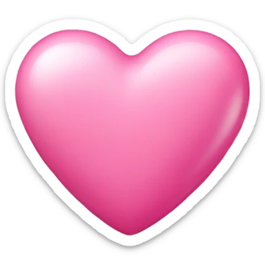 Pink heart with bow on it sticker