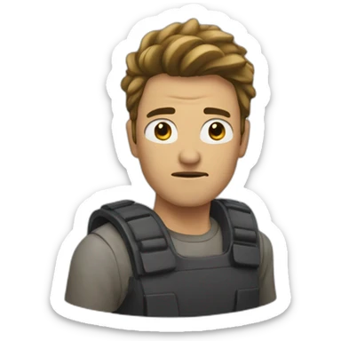 Homme qui dabe sticker