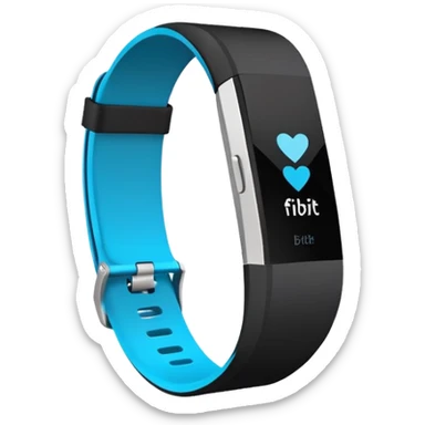 Fitbit logo sticker