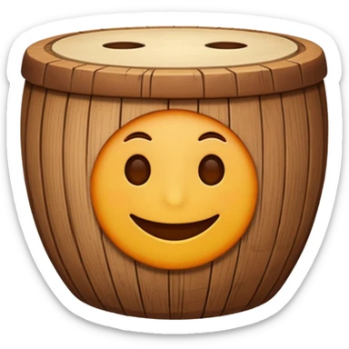 Create a instrument of tabla emoji sticker