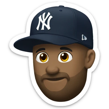 yankees fitted cap sticker