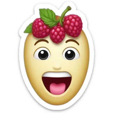 Une Framboise tout seul sticker