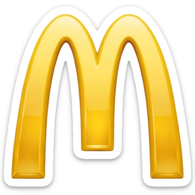 mcdonald’s logo sticker