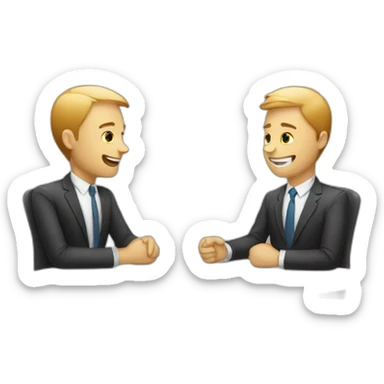 two-Colleagues-on-a-meeting-white-skin sticker