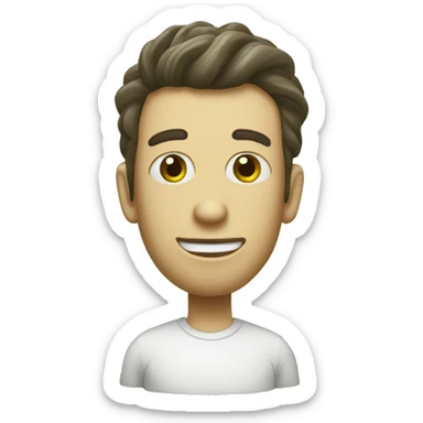 little chocletead vanilla pickle dude  sticker