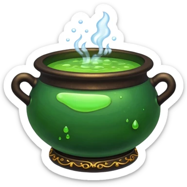 potion cauldron sticker