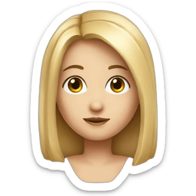 Sophia, a cute greek french human bot that makes readme md sticker