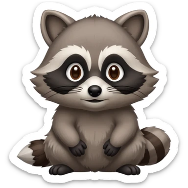 Raton laveur basé sur Runescape old school qui dit nice en mode BD sticker