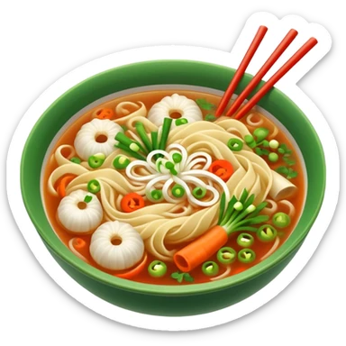 asian soup sticker