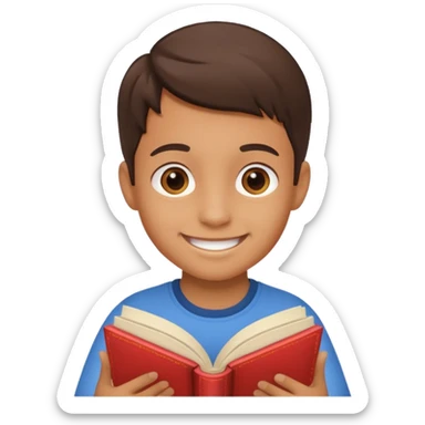 Storybook with kid sticker