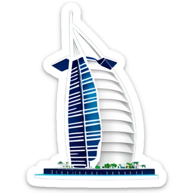 Burj Al Arab sticker