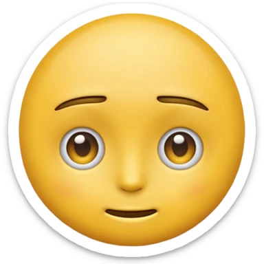Can you make a emoji turned to the left but it’s giving a side eye sticker