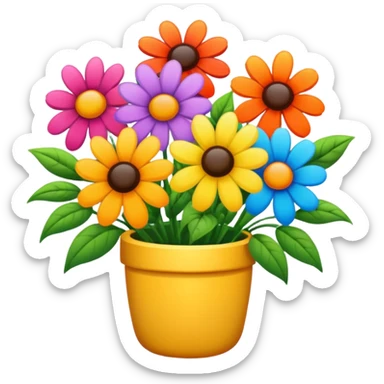Flowers sticker