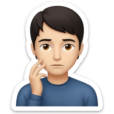 A person who has realized something sticker