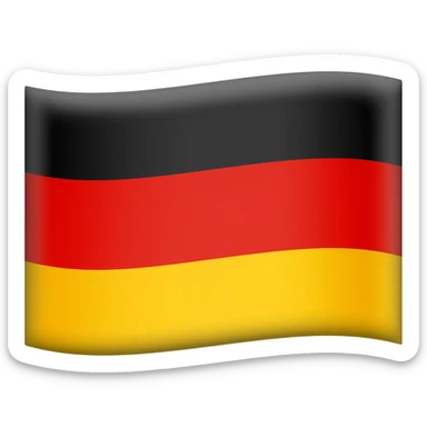 Germany’s democratic republic flag sticker