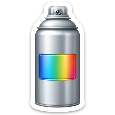 bombe de peinture sticker