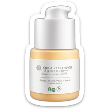 anti aging cream sticker