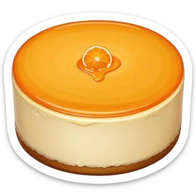 orange cheesecake sticker
