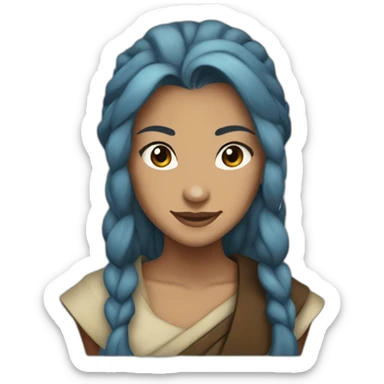 katara from avatar the last airbender sticker