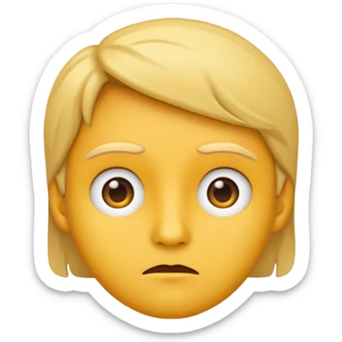 Thinking Face emoji banao sticker