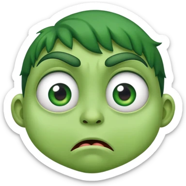 inside out character disgust sticker